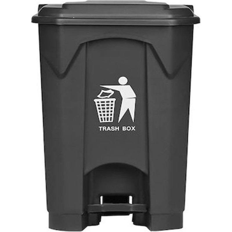 ΚΑΔΟΣ ΠΛΑΣΤΙΚΟΣ ΠΕΝΤΑΛ ΑΝΘΡΑΚΙ 45L