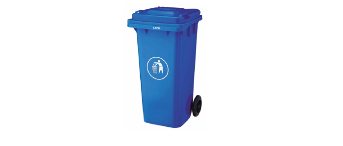 ΚΑΔΟΣ ΤΡΟΧΗΛΑΤΟΣ ΠΛΑΣΤΙΚΟΣ  120L (ΜΠΛΕ) - Image 2
