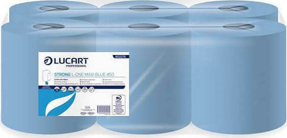 LUCART STRONG BLUE L-ONE MAXI 450Φ ΧΕΙΡΟΠΕΤΣΕΤΑ 6 ΡΟΛΑ - Image 4
