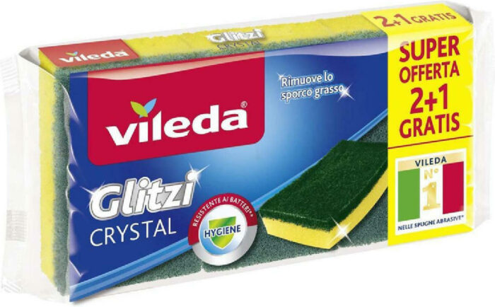 ΣΦΟΥΓΓΑΡΙ ΚΟΥΖΙΝΑΣ VILEDA GLITZI 2+1 ΔΩΡΟ